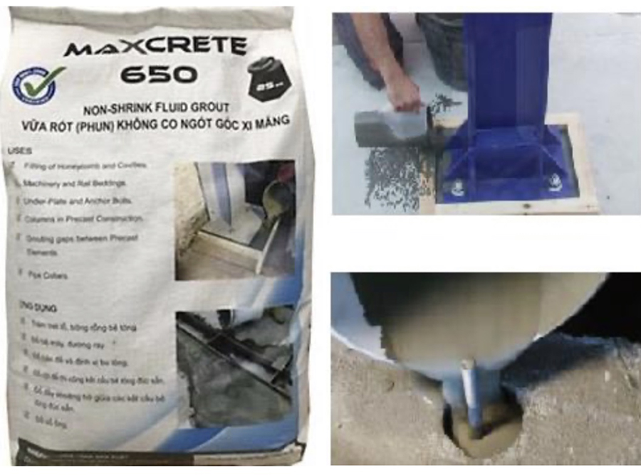 MAXCRETE 650 - Vữa rót không co ngót